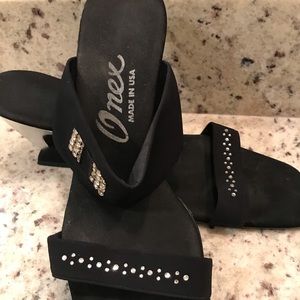 Black Dress Sandals by “Onex”